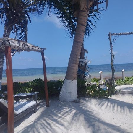Lunazul Eco-Cabana Frente Al Mar Mahahual Luaran gambar