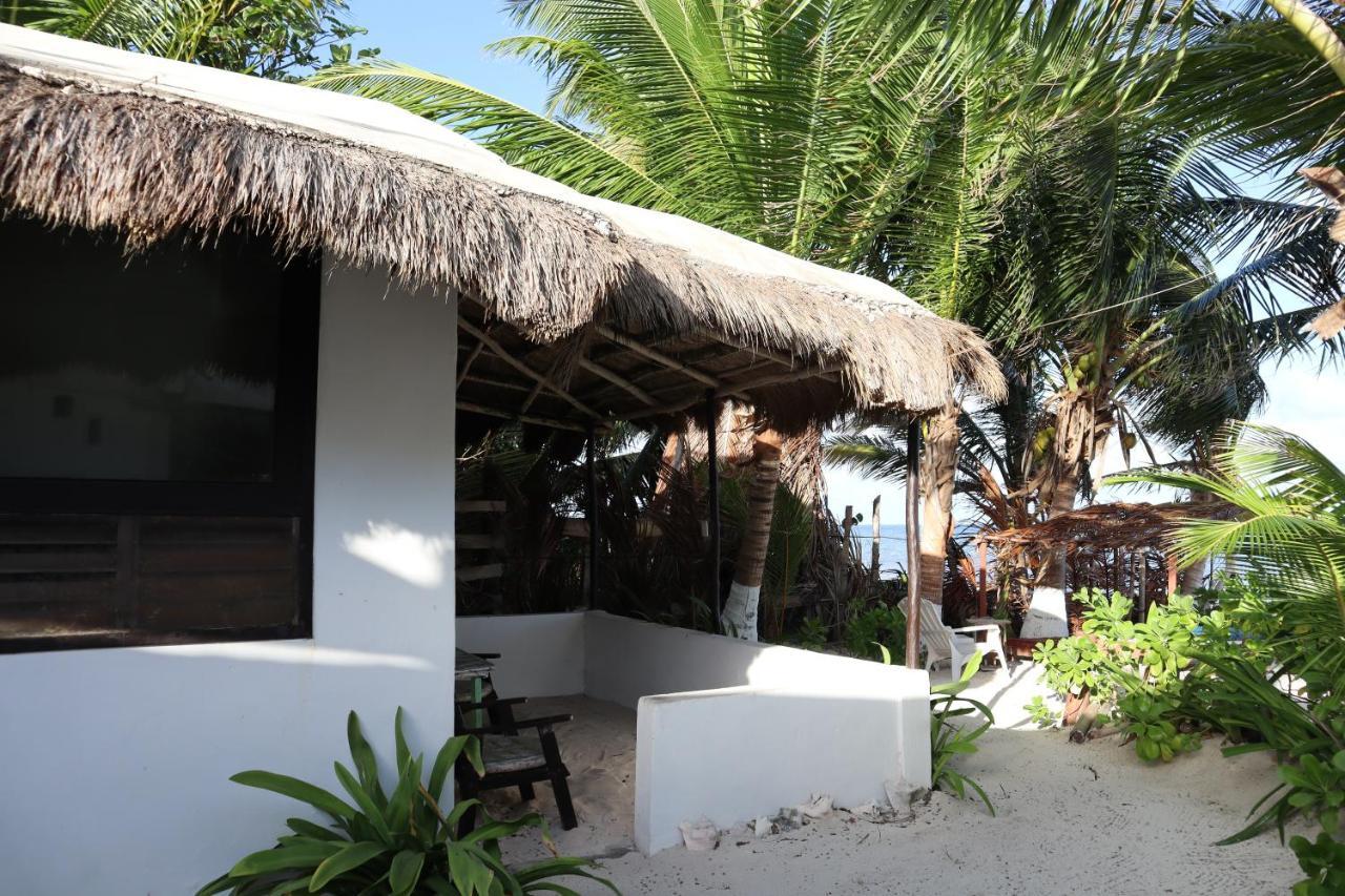 Lunazul Eco-Cabana Frente Al Mar Mahahual Luaran gambar