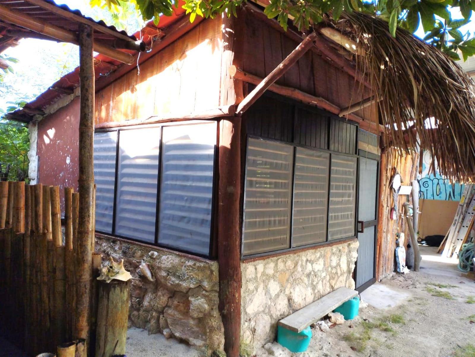 Lunazul Eco-Cabana Frente Al Mar Mahahual Luaran gambar
