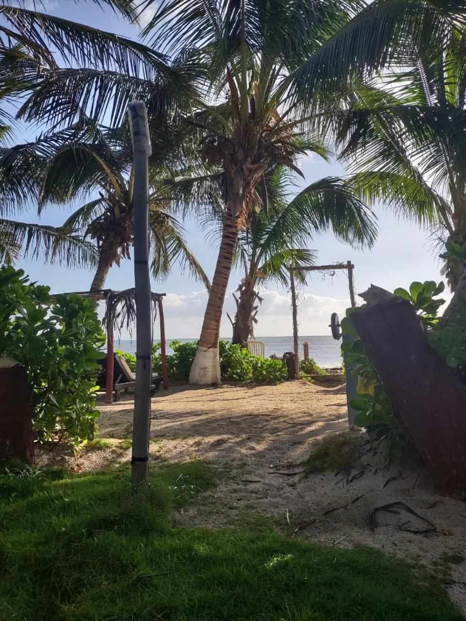 Lunazul Eco-Cabana Frente Al Mar Mahahual Luaran gambar