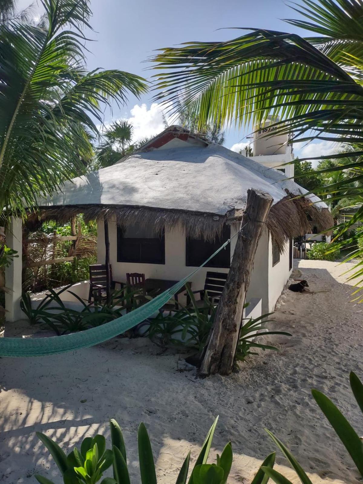 Lunazul Eco-Cabana Frente Al Mar Mahahual Luaran gambar