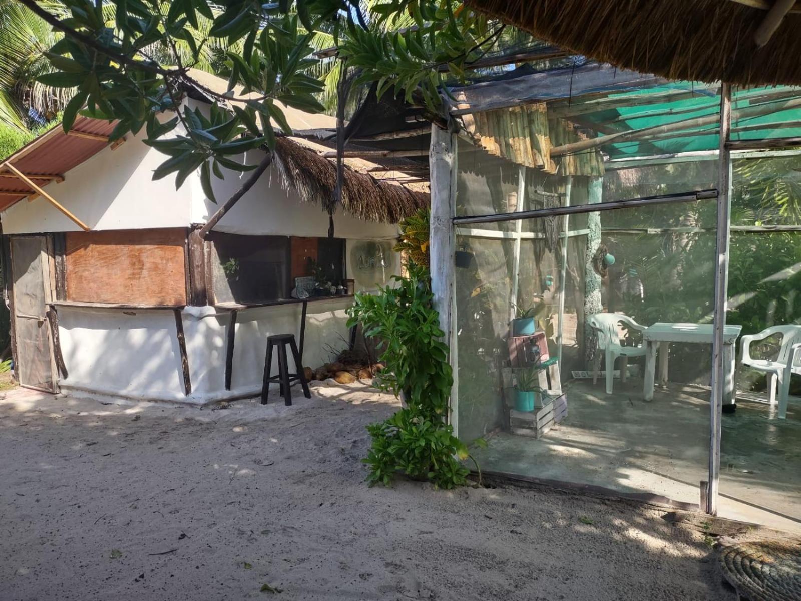 Lunazul Eco-Cabana Frente Al Mar Mahahual Luaran gambar