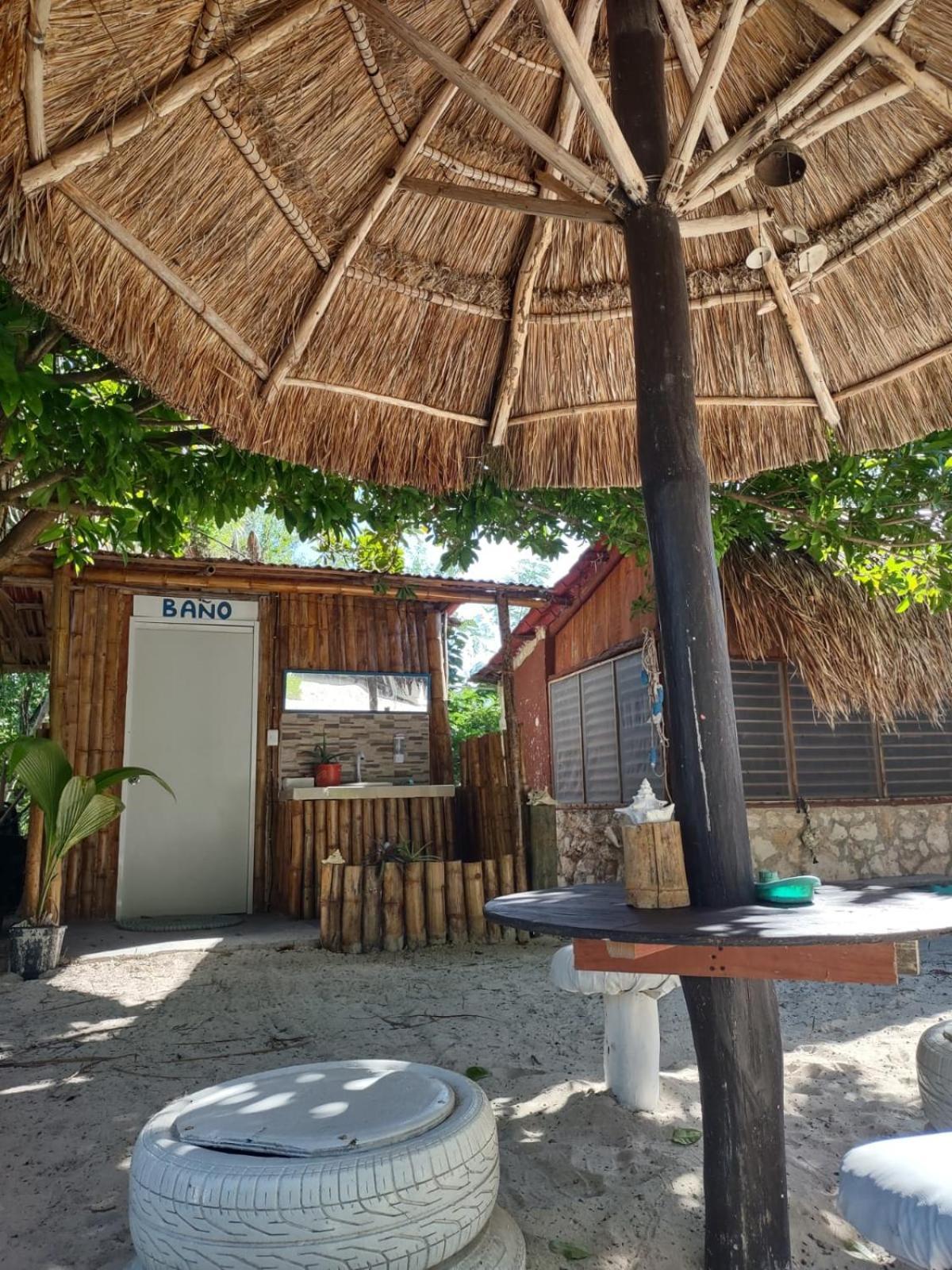 Lunazul Eco-Cabana Frente Al Mar Mahahual Luaran gambar