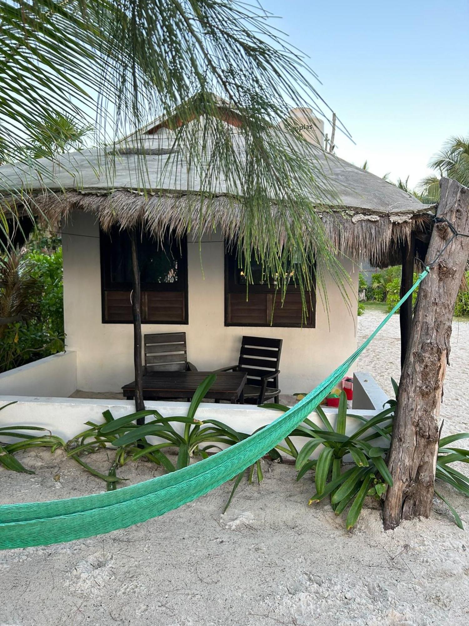 Lunazul Eco-Cabana Frente Al Mar Mahahual Luaran gambar